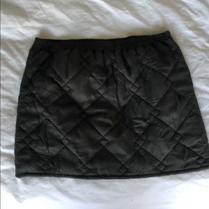 Black cotton skirt